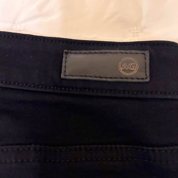 AG Very Black Womens Farrah Ankle High Rise Skinny Jeans Size 27R - Picture 3 of 11